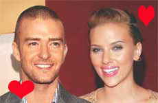 Justin Timberblake y Scarlett Johansson juntos