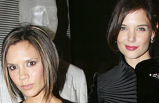 Posh y Katie Holmes con Armani