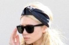 MODA ALERTA! Ashley Olsen con turbante