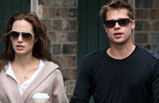 Brangelina y sus bebes en New Orleans