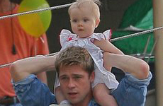 Brad Pitt y Shiloh… Qué ternura!