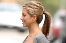 Jennifer Aniston en el set de He’s Not that into You