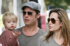 Angelina, Brad y Shiloh en New York