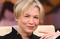 Renee Zellweger con su cara de limon en Oprah