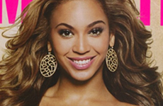 Beyonce en la portada de Cosmopolitan Diciembre