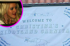 Christina Aguilera en su baby boy shower!