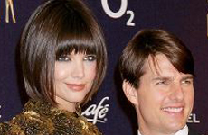 Katie Holmes y su nuevo look en Alemania