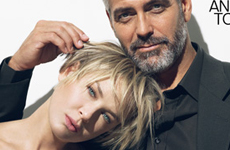 Renee Zellweger y George Clooney en la Revista W (Dic)