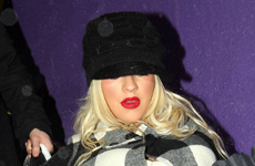 Christina Aguilera es muy elegante para pujar