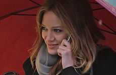 Hilary Duff y la nieve en Vancouver