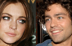 Lindsay Lohan sale con Adrian Grenier