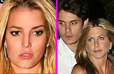 Jessica quiere advertirle a Jen Aniston sobre John Mayer