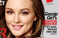 Leighton Meester (Gossip Gir) en Lucky magazine [Agosto]