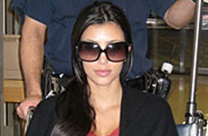 Kim Kardashian se corto un callo y fue al hospital
