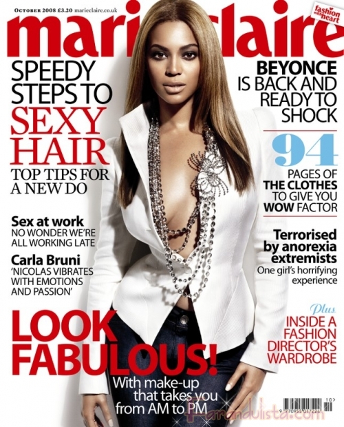beyonce marie claire cover