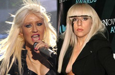 Lady Gaga y la actuacion de Christina Aguilera en los VMAs