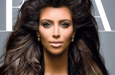 Kim Kardashian en Vegas magazine