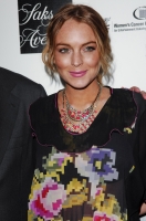 lindsay lohan saks fifth avenue key to the cure launch party 132 1013lo.thumbnail