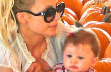 Nicole Richie lleva a Harlow a comprar calabazas de Halloween