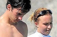 Hayden Panettiere y Milo Ventimiglia en Bora Bora