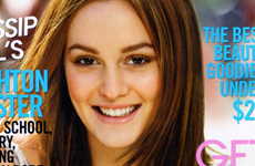 Gossip Girl Leighton Meester en Teen Vogue magazine