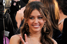 Miley Cyrus en Los Golden Globe 2009