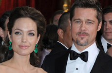 Angelina Jolie y Brad Pitt en los Oscar 2009 – Ganadores