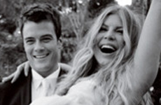 Fotos de Fergie y Josh Duhamel en su boda (Elle magazine)