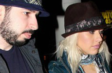 Christina Aguilera y su esposo cenando en Osteria Mozza