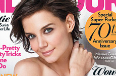 Katie Holmes habla de su familia en Glamour magazine