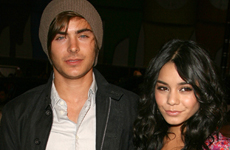 Zac Efron y Vanessa Hudgens en la Premier de The Watchmen