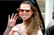 Mariah Carey no esta embarazada solo mal vestida – Links!