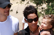 Halle Berry y su hermosa familia en Topanga Canyon