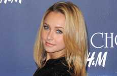 Hayden Panettiere con pantalones de cuero en el evento de Jimmy Choo