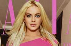 Lindsay Lohan muestra su Grazia y llama a su padre lunatico