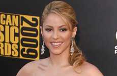 Shakira de Amarillo en los American Music Awards 2009