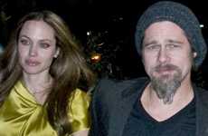 Angelina Jolie y Brad Pitt enamorados en la fiesta de George Clooney