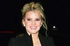 Jessica Simpson sonriente en New York City