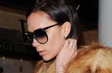 Victoria Beckham con escolta policial para comprar