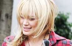 Hilary Duff bajo la lluvia