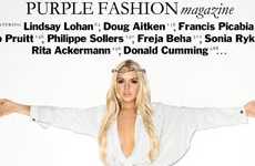 Lindsay Lohan en Purple magazine: posa como ‘Jesus’
