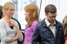 Cameron Diaz y Justin Timberlake coqueteando en el set?