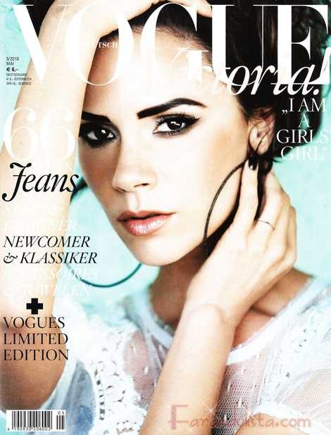 victoria beckham vogue germany may 2010 cover