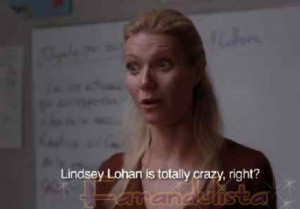 Gwyneth Paltrow spanish teacher glee