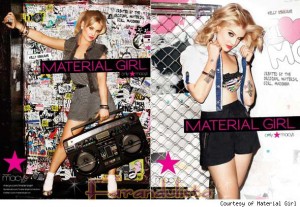 kelly osbourne material girl madonna ads macys