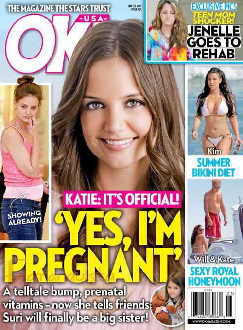 OK Katie Holmes Yes Im PregnantOPT