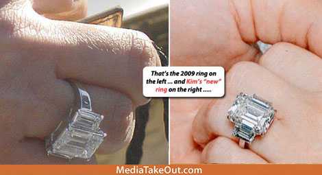 kim kardashian engagement ring 2009 2011