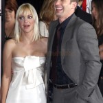 Anna Faris y Chris Evans en la Premier de What's Your Number?