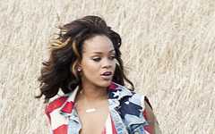 Rihanna filmando We Found Love – Inapropiada? LOL!