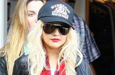 Christina Aguilera en Fred Segal en Hollywood